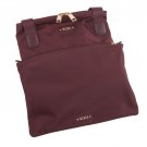 Tumi Just in Case Voyageur packable foldable nylon travel tote duffel Maroon Wine Berry JIC Tumi Just in Case Voyageur packable foldable nylon travel tote duffel Maroon Wine Berry JIC