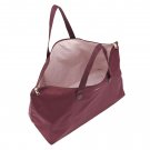 Tumi Just in Case Voyageur packable foldable nylon travel tote personal item Maroon Wine Disc JIC