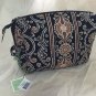 Vera Bradley Large Cosmetic Caffe Latte Retired travel cosmetic tote makeup case NWT