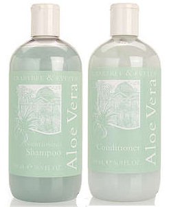 Crabtree Evelyn ALOE VERA Shampoo + Conditioner 16.9 oz. DUO Disc'd UVA color-treated hair 500 ml