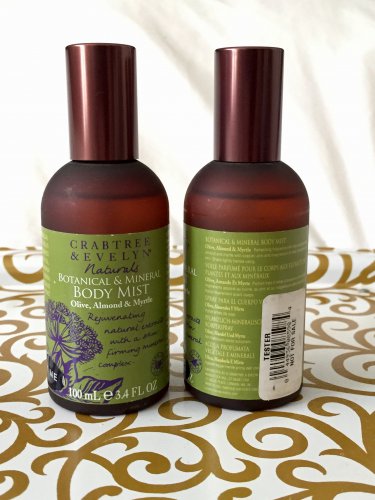 Crabtree 2024 & Evelyn Sonoma Valley body mist