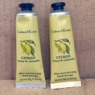 Crabtree Evelyn Citron Honey Coriander X2 Hand Therapy 25g 0.9oz. ultra-moisturising cream 50g total