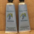 Crabtree Evelyn Hand Therapy X2 WISTERIA 0.9 oz • 25g MINI Travel cream Disc'd
