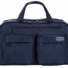 Lipault Paris Original Plume 19" Weekend Bag Blue overnight 24-hr trolley sleeve carry-on