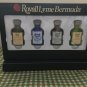 Royall Lyme Bermuda collection 4 pc travel men's fragrance Rugby Yacht Vetiver Lyme 10 ml bottles