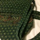 Vera Bradley Large Duffel Talbot Green Classic Retired  satchel vintage crisp mint