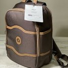 Delsey Paris Chatelet Soft Air Backpack personal item luggage NWT Chocolate mocha brown