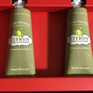 Crabtree Evelyn Hand Therapy X2. Citron Honey Coriander 0.9 oz./25 ml purse travel cream Disc