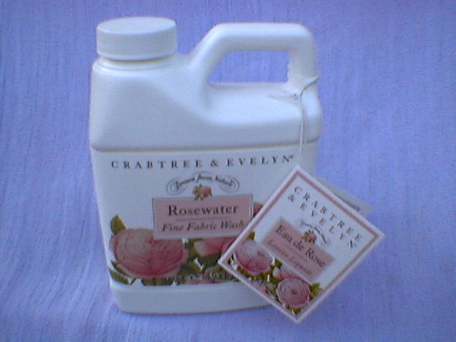Crabtree Evelyn Fine Fabric Wash 16.9 fl oz 500 ml ROSEWATER delicate Retired vintage care NWT