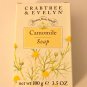 Crabtree Evelyn Camomile Soap Set/3 individually boxed Bars 3.5 oz vintage hard milled  original