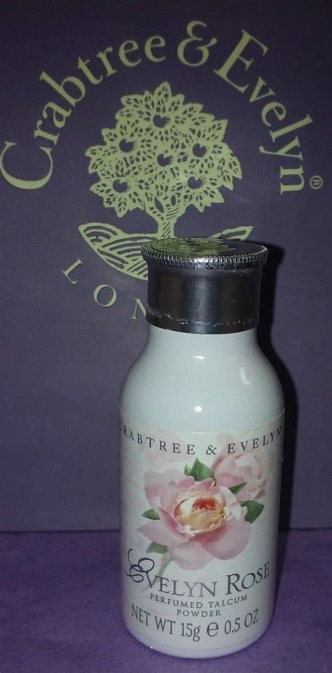 Crabtree Evelyn TRAVEL size  classic Evelyn Rose 15g 0.5 oz POWDER