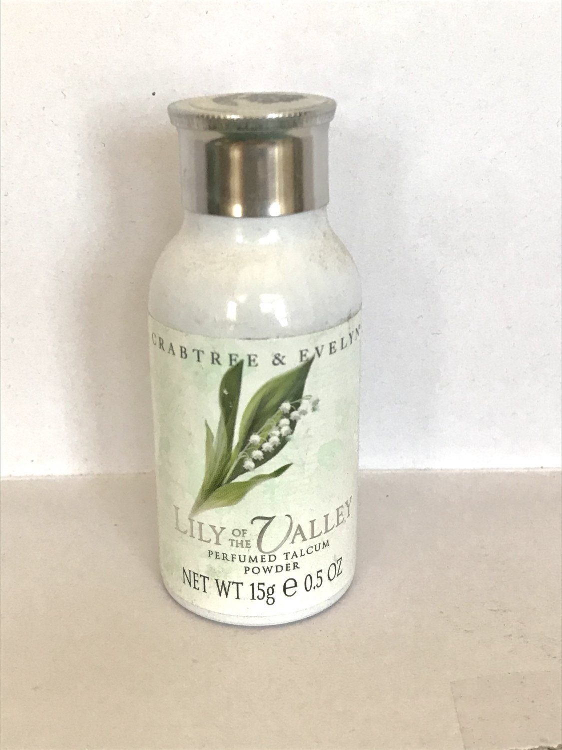 Crabtree Evelyn Lily of the Valley Travel Size  Body Powder 15g 0.5 oz