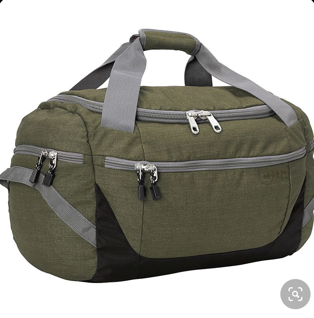 eBags TLS Mother Lode Companion Duffel personal carryon satchel crossbody SAGE Green duffle carry-on
