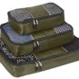 eBags Classic Packing Cubes 3 Pc Set SAGE GREEN ltd ed discontinued travel accessory storage bags