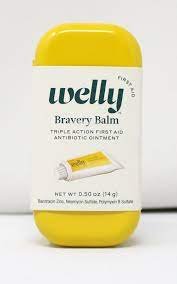 Welly Bravery Balm Triple Antibiotic Pain Relief Ointment in Reusable collectible Tin
