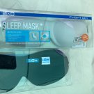 F001 Sleep Mask molded eye shade Light Grey Flight 001 lash friendly earplugs travel accessory