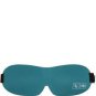 F001 Sleep Mask molded contour eye Blue lash friendly earplugs Flight 001 travel accessory Teal blue