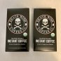 Death Wish Coffee Co Instant 2 Box / 8 single serve packets World's Strongest Coffee 300 mg caffeine