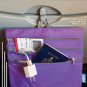Flight 001 Seat Pak Blaze Orange â�¢ travel in-flight organizer case F001 seat pack accessory  RARE