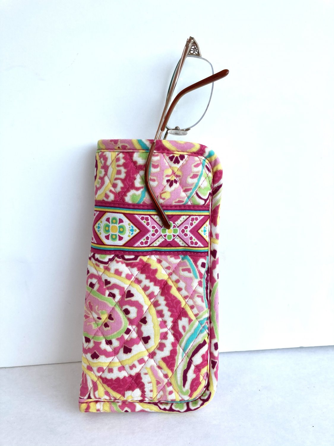 Vera Bradley Eyeglass case Capri Melon soft glasses case Retired