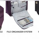 Travelers Club 16" Flex-File Under-Seat Small Rolling case luggage Mocha Brown NWT eBags TPRC