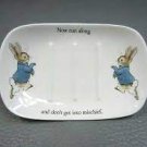 Wedgwood Beatrix Potter Peter Rabbit child’s Soap Dish  Etruria & Barlaston England