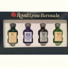 Royall Lyme Men’s Fragrance Bermuda Lyme Collection Travel Mini bottles Vetiver Noir, Rugby, Muske