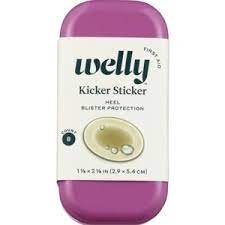 Welly Kicker Sticker Heel Blister Protection First Aid bandages  Clear Reusable Tin 8 Count