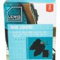 Lewis Clark Shoe Covers 2 pairs nylon drawstring grey black packing accessories 4 bags total