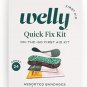 Welly Quick Fix Kit On-The-Go First Aid Assorted Bandages & Ointments in Reusable tin 24 Ct