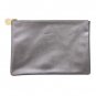 Flight 001 Escape Artist Saffiano Pouch travel accessory cosmetic tech case F001 Pewter grey silver