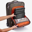eBags Pack It Flat Toiletry Case LARGE Titanium . Hanging Travel Organizer cosmetic grey  NWT gray