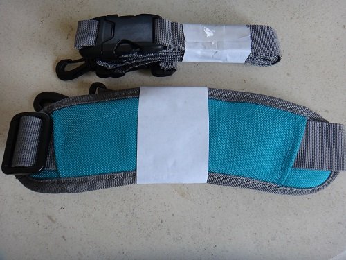 eBags Padded Shoulder Strap and Waist Strap for a Tropical Turquoise backpack