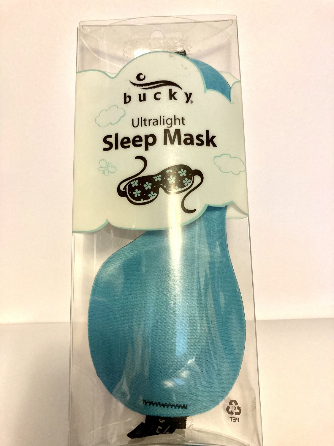 Bucky Ultralight Sleep Mask Eye Shade Contoured blackout teal sea blue aqua 40 Blinks light blocking
