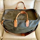 Bric's Life Weekender Duffel carryon satchel leather 18" weekend bag Italy. Olive brown