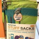 Travelon Ultra-lightweight Packable Ripstop Set/2 Stuff Sacks travel packing laundry aid