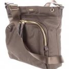 Tumi Voyageur Capri Crossbody bag Mink tan brown silver hardware Tumi Voyageur Capri Crossbody bag Mink tan brown silver hardware