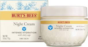 Burtâ��s Bees Intensive Hydration Night Cream with Clary Sage for Dry Skin