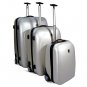 Heys xCase Compact 20" Carryon luggage 2W pole extension handle silver lightweight