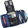 eBags Pack-It-Flat toiletry travel case DENIM blue flat packing accessory cosmetic EUC