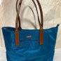 Tumi Voyager Quintessential Tote Teal Turquoise Nylon travel carryall shopper