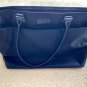 Lipault Paris Plume Shopper Tote shoulder bag • Trolley sleeve Outside pockets nylon leather Black