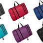 eBags Pack-It-Flat toiletry cosmetic travel case Eggplant purple flat packing accessory