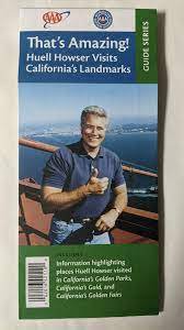 Huell Howser That's Amazing California's Gold Guide TV host AAA road map Collectible