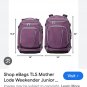 eBags TLS Mother Lode Weekender Jr Convertible Junior Backpack Eggplant purple NWT