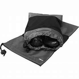 eBags Shoe Sleeves Titanium silver grey Stretchy holds S to L size shoes, hikers packing aid