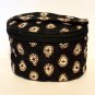 Vera Bradley Jewelry Travel Case Classic Black retired VHTF small makeup vintage