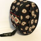 Vera Bradley Jewelry Travel Case Classic Black retired VHTF small makeup vintage Vera Bradley Jewelry Travel Case Classic Black retired VHTF small makeup vintage