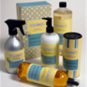 Caldrea Basil Blue Sage Kitchen Gift Set 8 oz. Countertop Cleanser & Dish Soap + Sponges RARE