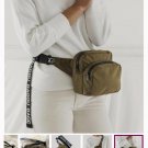 Baggu Fanny Pack with original White Lettering crossbody sling bag waist  Kelp green NWT Roomy Rare